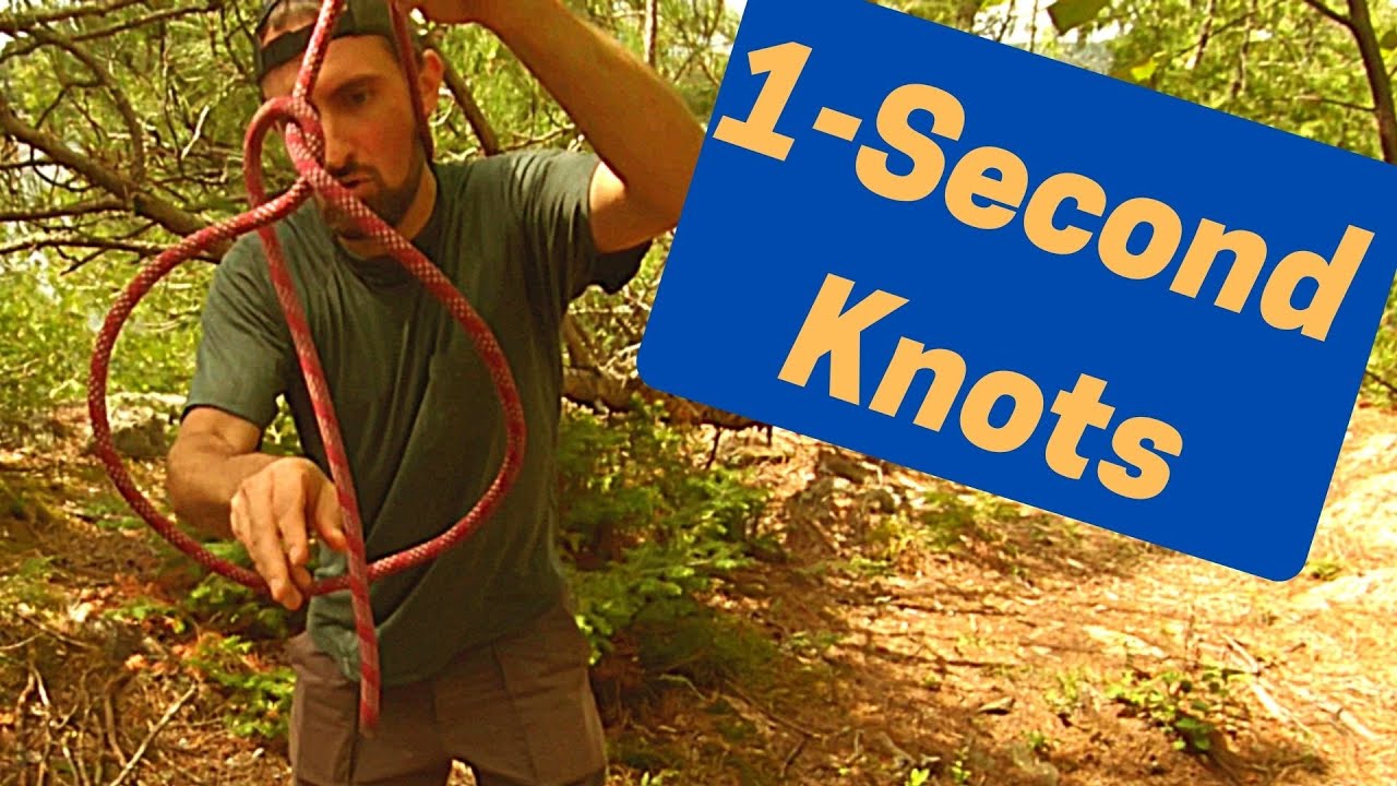 How to do 3 knot tricks to save your life, or impress friends