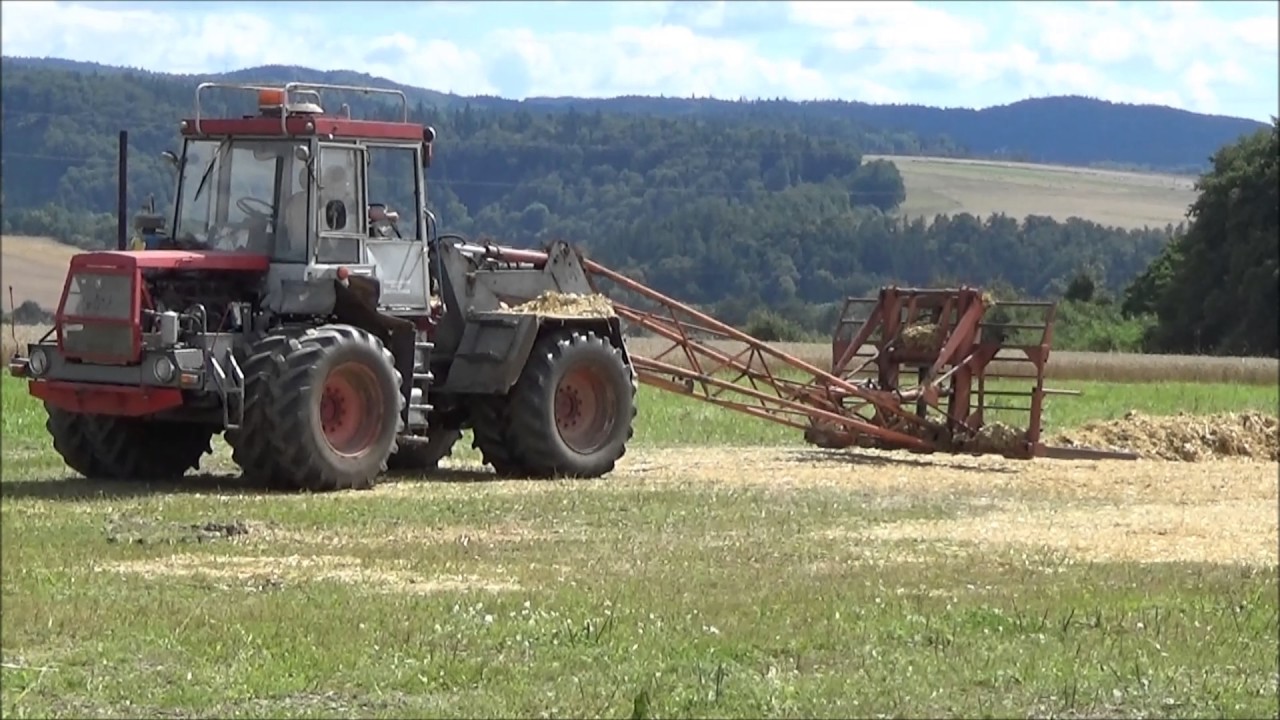 ZOD Žichlínek svoz a stohování slámy/ŠT-180/Zetor/John Deere