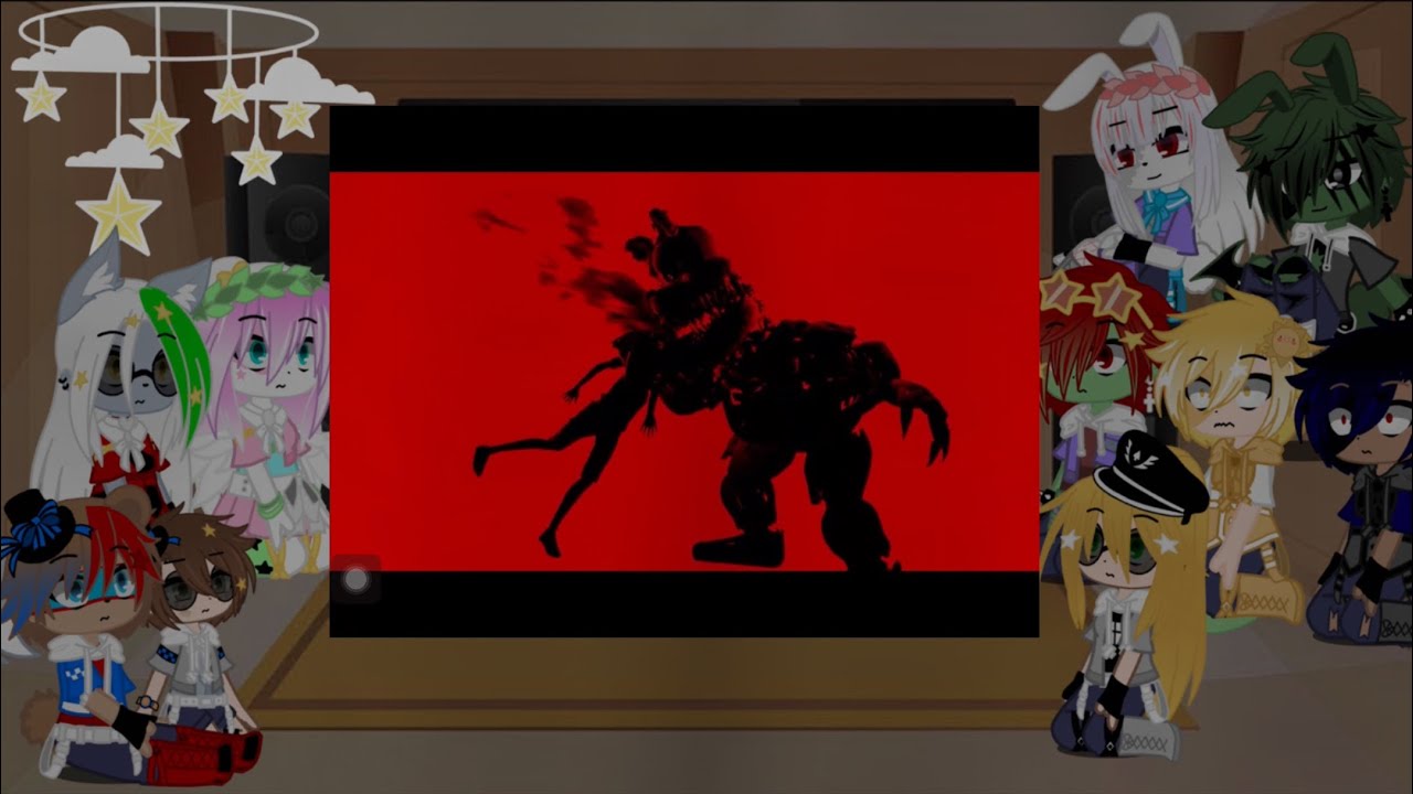 Fnaf security breach react to the monster under my bed