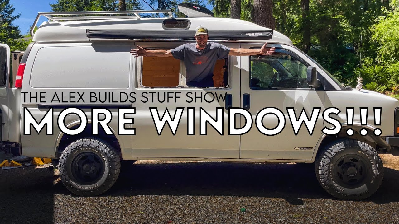 More Windows, Max Ventilation | DIY Chevy Express Van Conversion