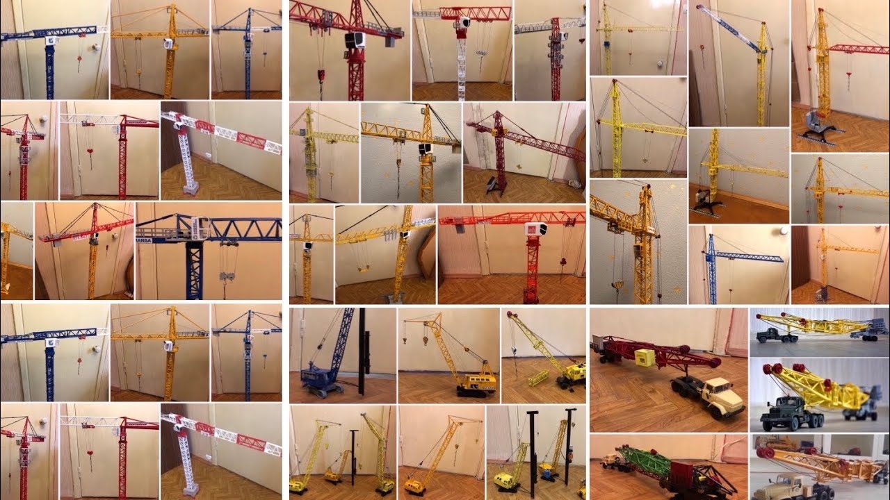 Модель крана. ВСЕ МОИ МОДЕЛИ. Почти все) Большое СЛАЙД-ШОУ. Crane model