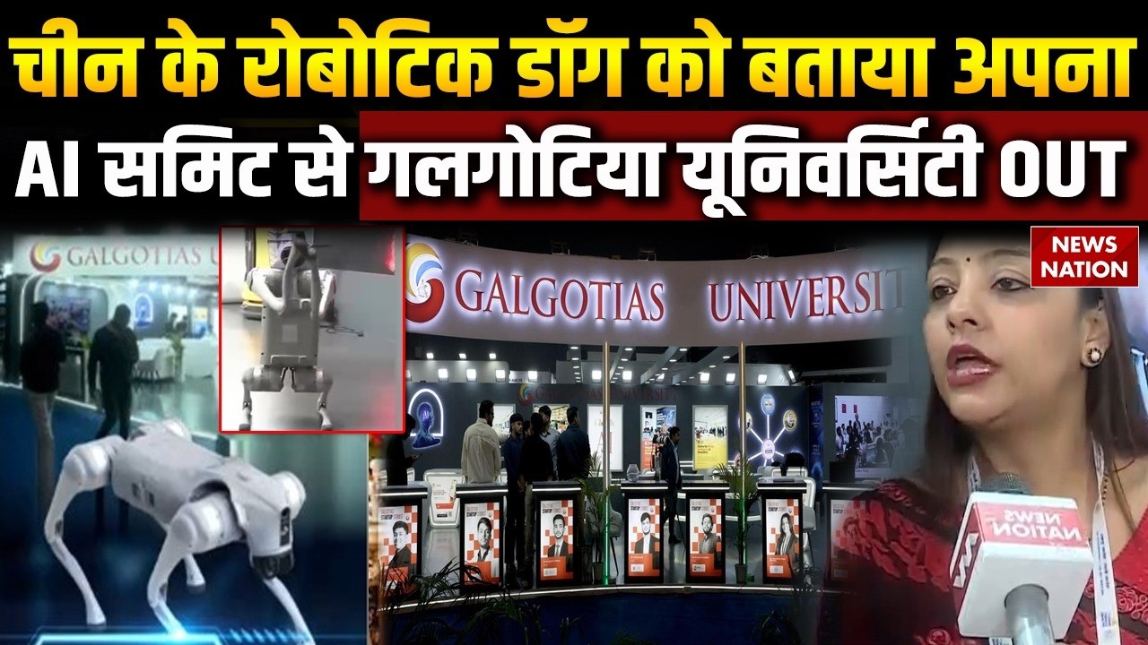 India AI Summit 2026: Galgotias University kicked out for showing off imported robotic dog at expo