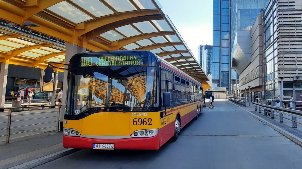 MZA Warszawa - Solaris Urbino 15 I #6962 [🚍100]  *Deskorolka* 🎵ZF🎵 *Opis*