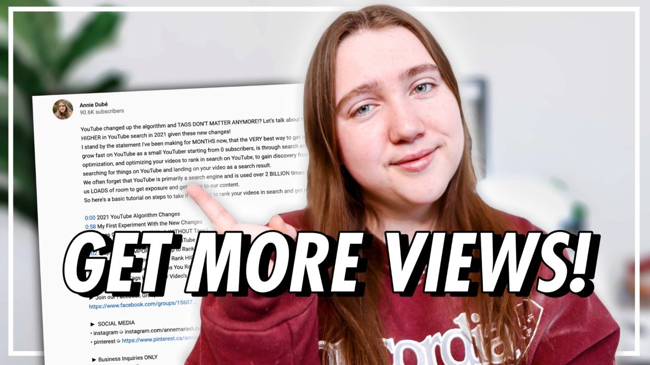 WHAT SHOULD YOU PUT IN YOUR YOUTUBE DESCRIPTION BOX!