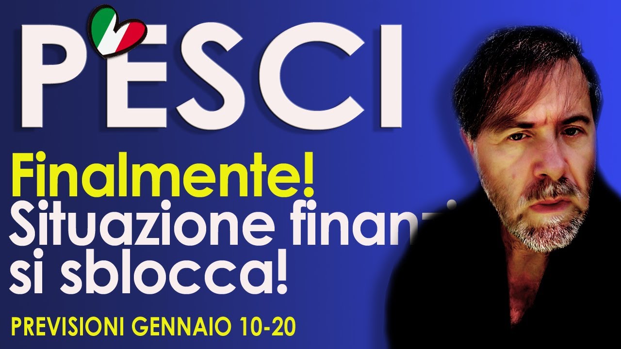 PESCI ♓ FINALMENTE! Si sblocca situazione finanziaria! (Lettura Tarocchi Gennaio 10-20)