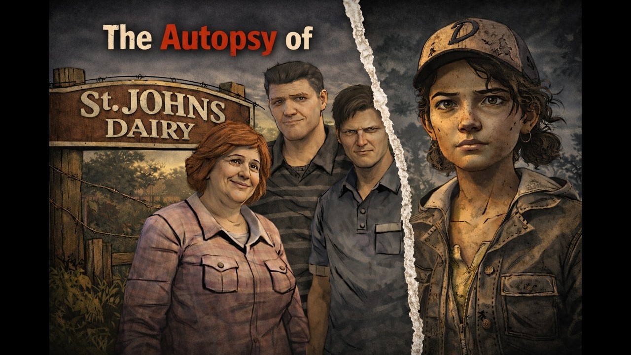 THE AUTOPSY — St. Johns Dairy: Hunger Makes Monsters. in The Walking Dead (Tell Tale)