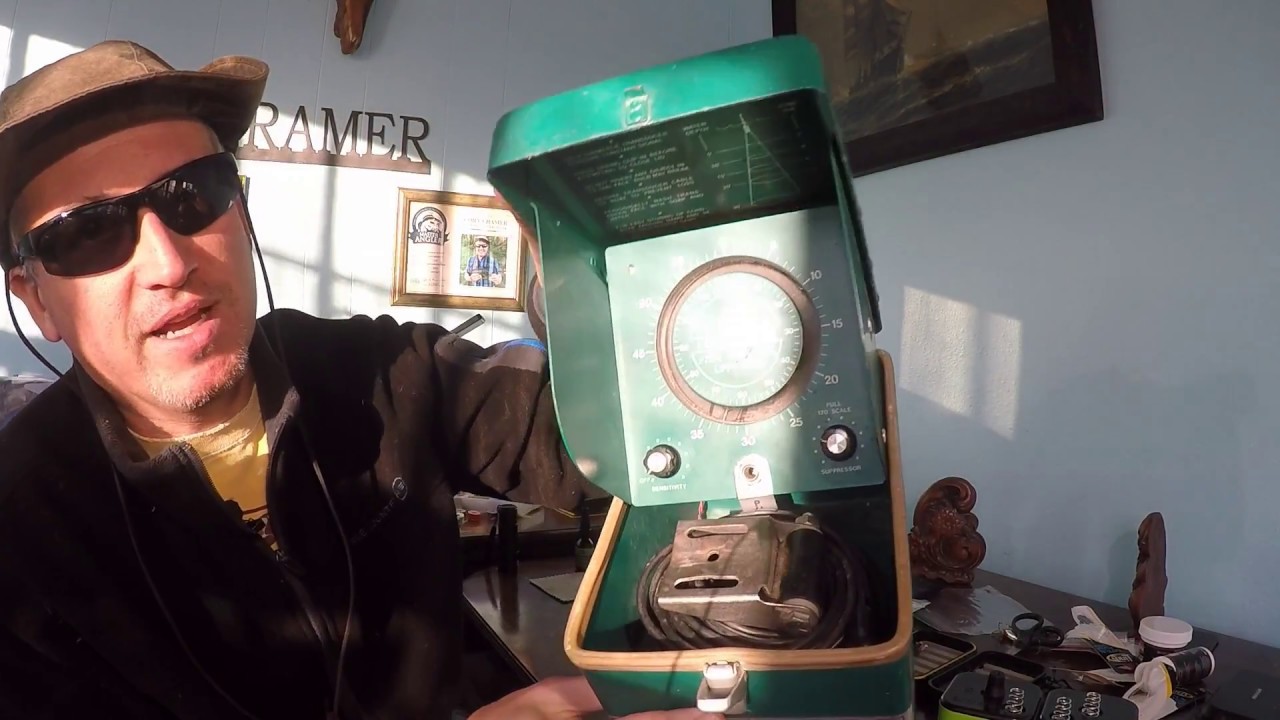 Testing an Antique Fish Finder (Lowrance Fish-lo-kator)