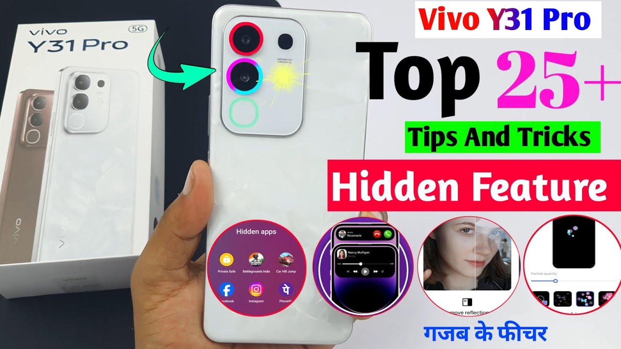 Vivo Y31 Pro 5G Hidden Feature | Vivo Y31 Pro tips and tricks | Vivo Y31 pro Top 25+ hidden feature