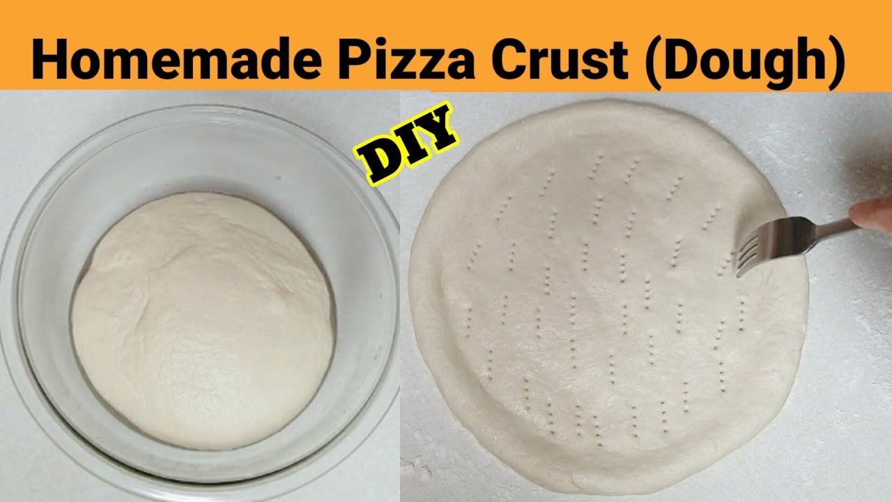 QUICK and EASY Homemade Pizza Crust (Dough) | How to Make Pizza Dough at Home | DIY PIZZA DOUGH