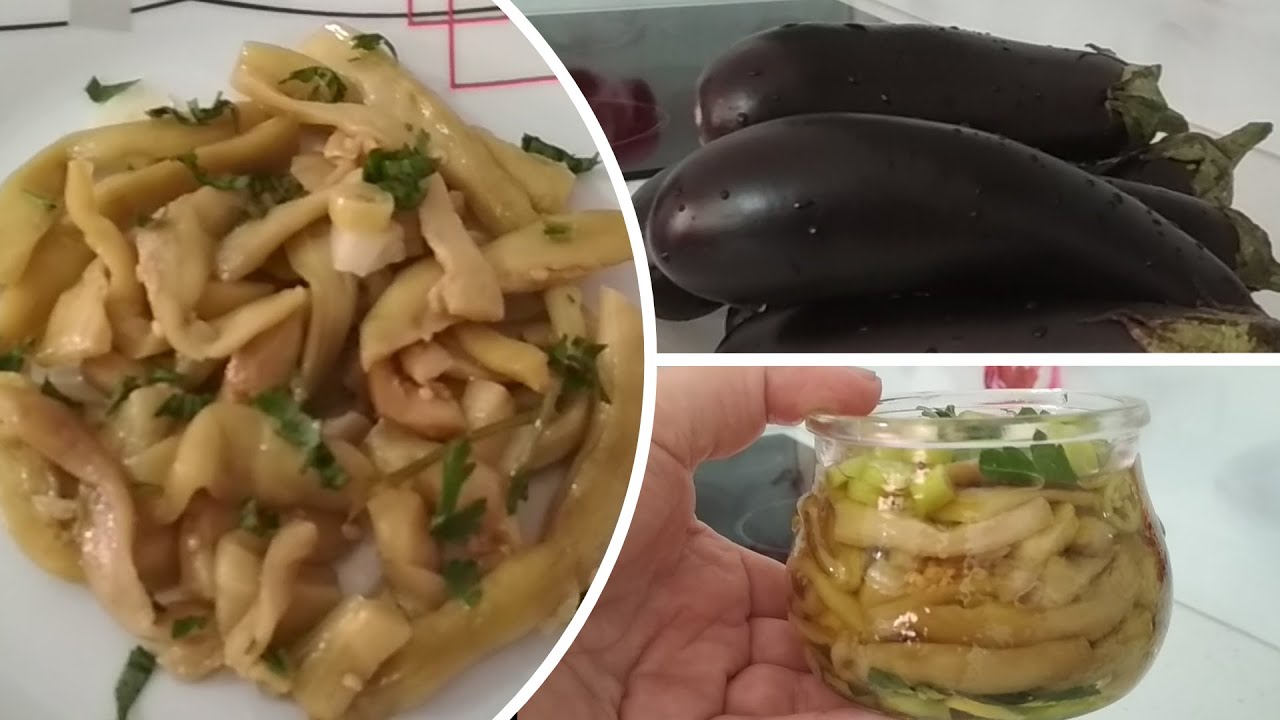 🍆Patëllxhanë turshi në vaj ulliri🍆