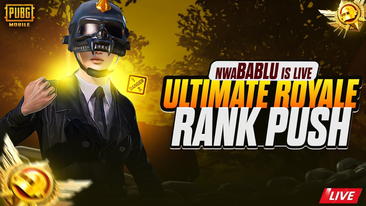 nwaBABLU IS LIVE | ULTIMATE Rank Push | Pubg Mobile