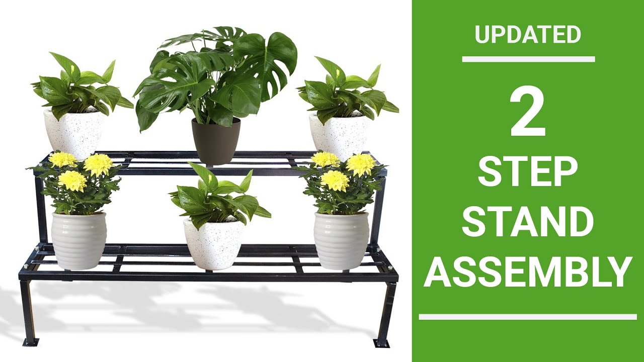 Assembly of TrustBasket 2 Step Stand for Multiple Plants and Pots |  Multipurpose | Indoor / Outdoor