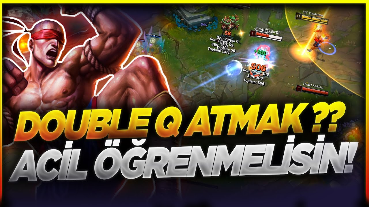 LEE SİN İLE DOUBLE Q VE HAVADA SKİLL ATMANIN YOLLARI ! URF GELMEDEN BUNLARI ÖĞREN !! | YONDAİME |