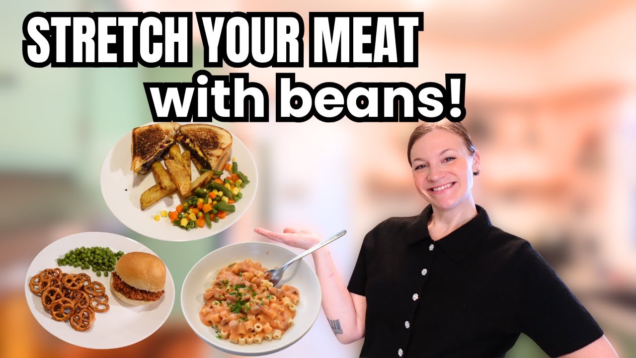 How to stretch your meat using beans! 3 recipes that will feed your family & save you money