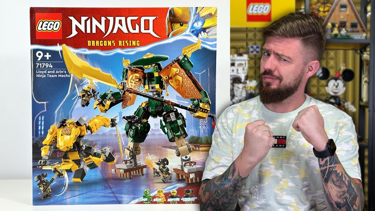 DRUŻYNA MECHÓW NINJA LLOYDA I ARINA 💪 LEGO NINJAGO 71794 RECENZJA