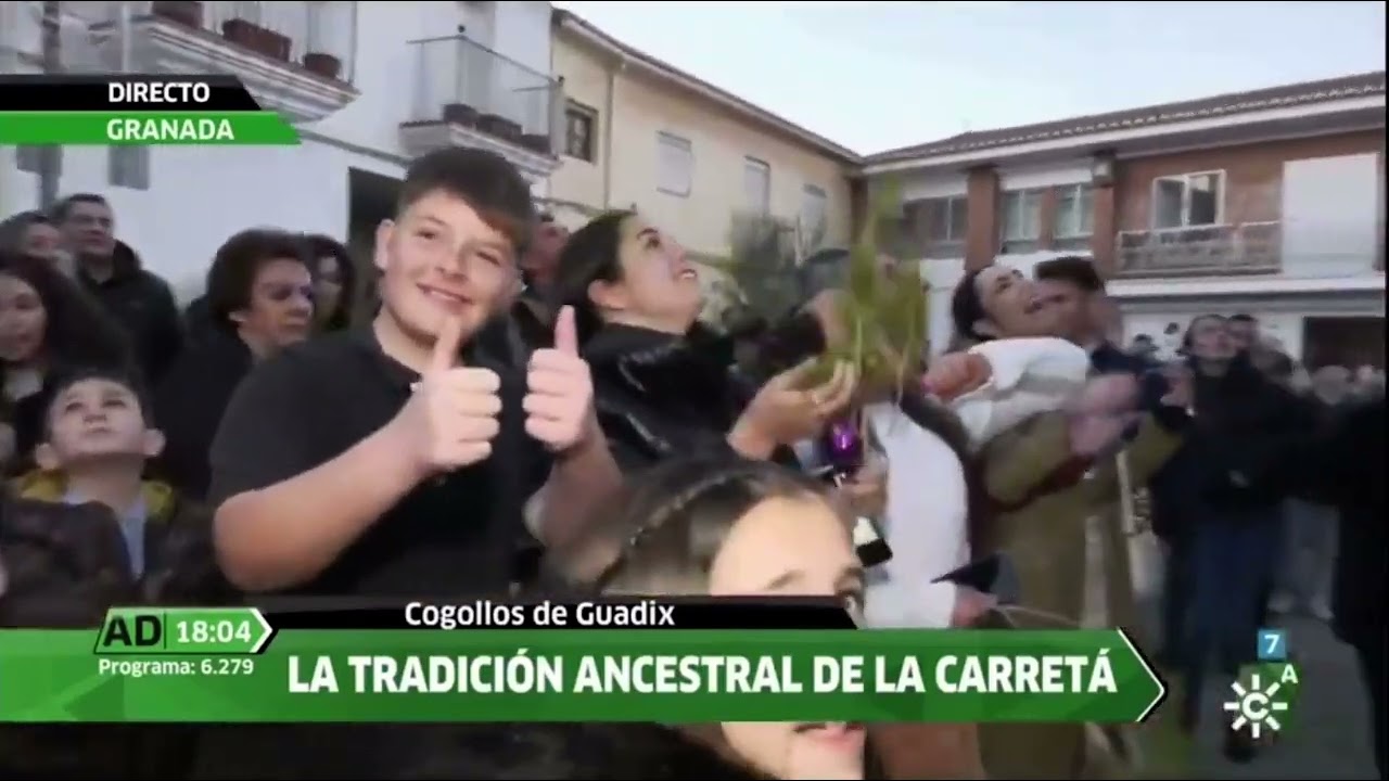 Emisión del Programa Andalucía Directo en la Fiesta de la Carretá.