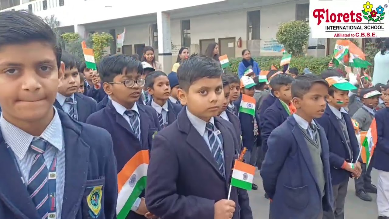 Republic Day Celebration | Florets International School,  panki, kanpur 