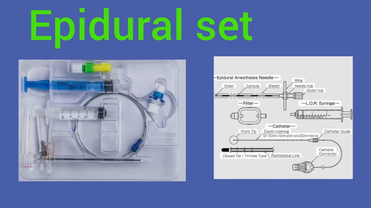 Epidural set ki short jankari