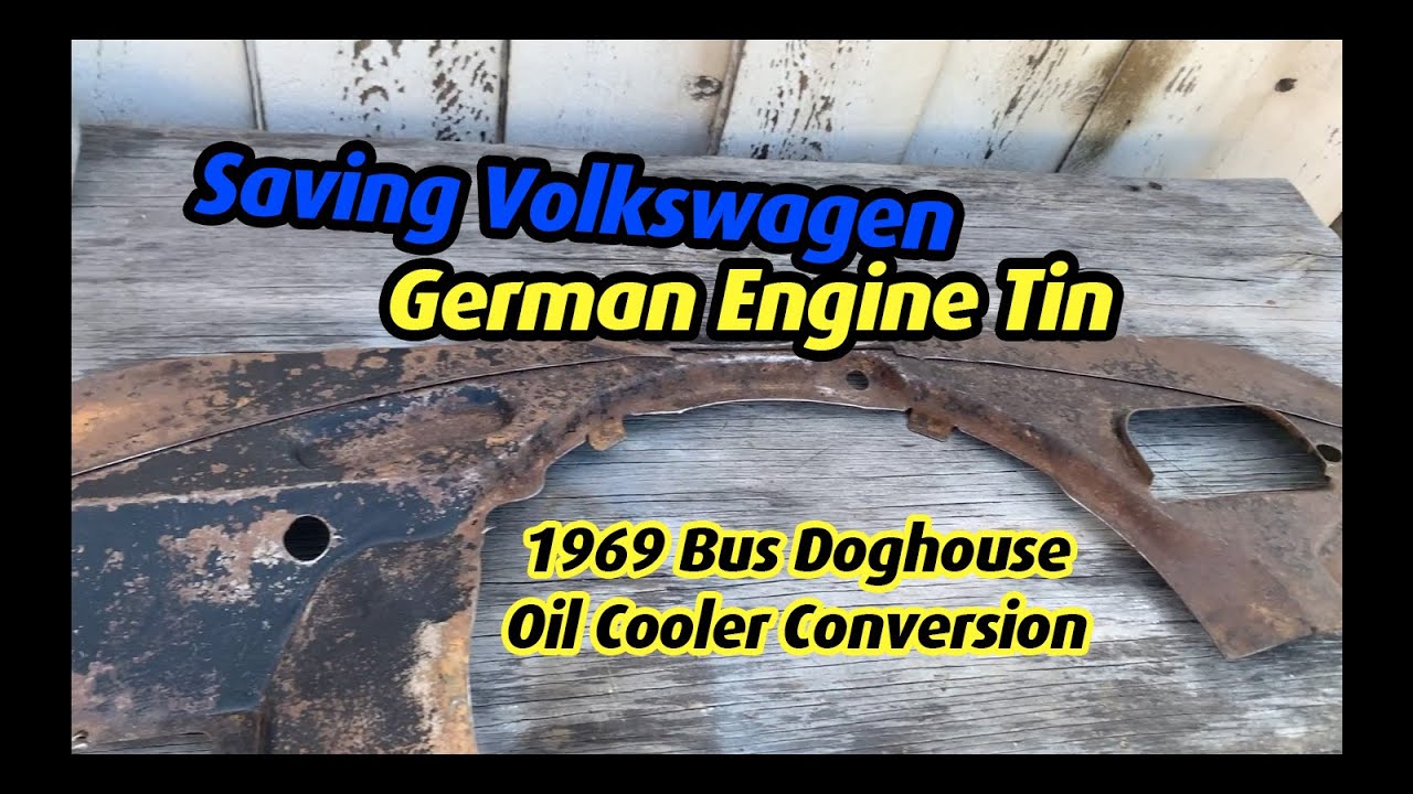 1971 Front Engine Tin on a 1969 Bus | Saving German Engine Tin | VW Bus Revival Project | Episode 7