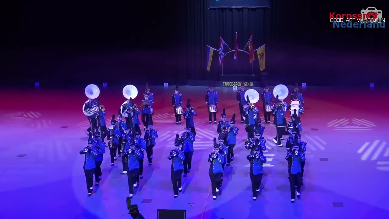 van Limburg Stirum band tijdens Taptoe Groningen 2023