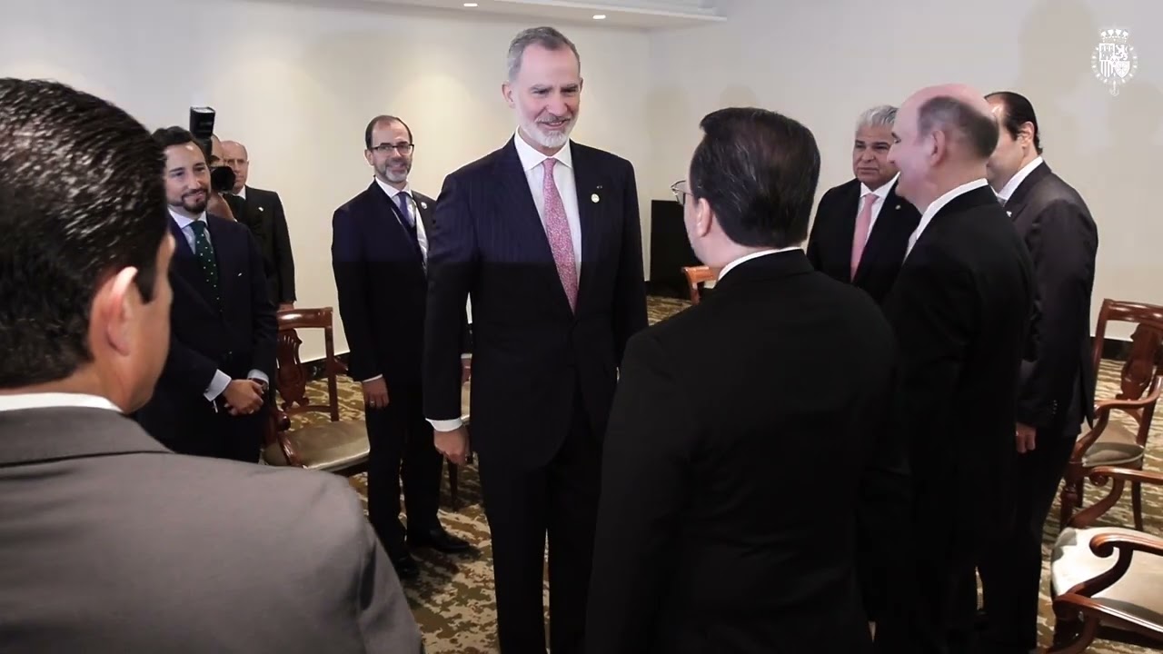 S.M. el Rey mantiene un encuentro con el Presidente electo de Panamá, José Raúl Mulino
