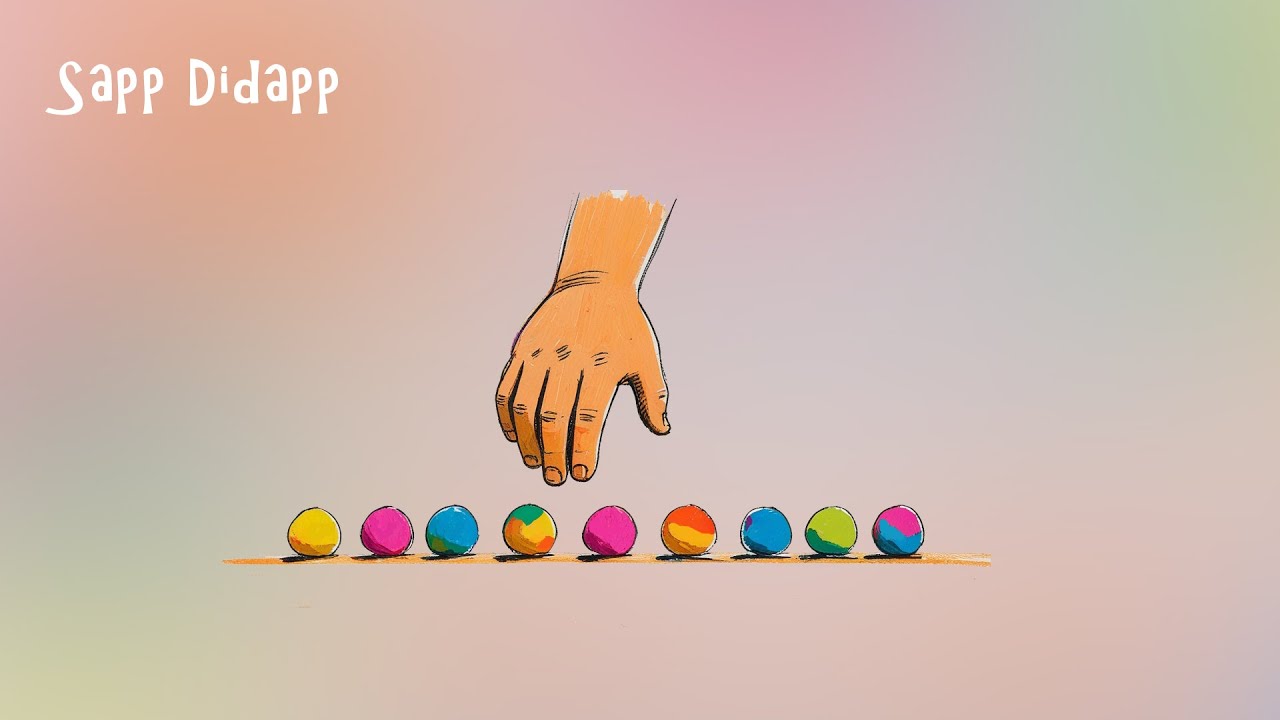 Finger begreifen die Welt