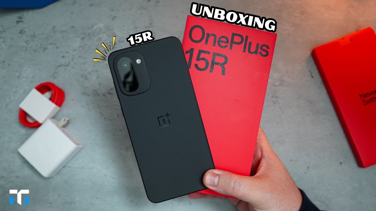 Распаковка и первые впечатления от OnePlus 15R Charcoal Black!