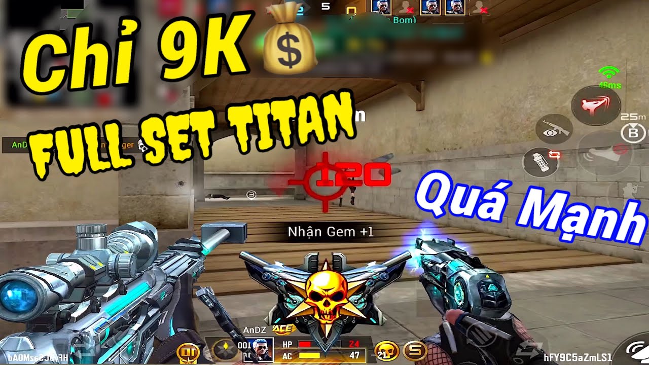 CF LEGENDS | Lấy Full SET TiTanium Chỉ Với 9K - Rank Tr&agrave;n Ngập COP VIP 😆