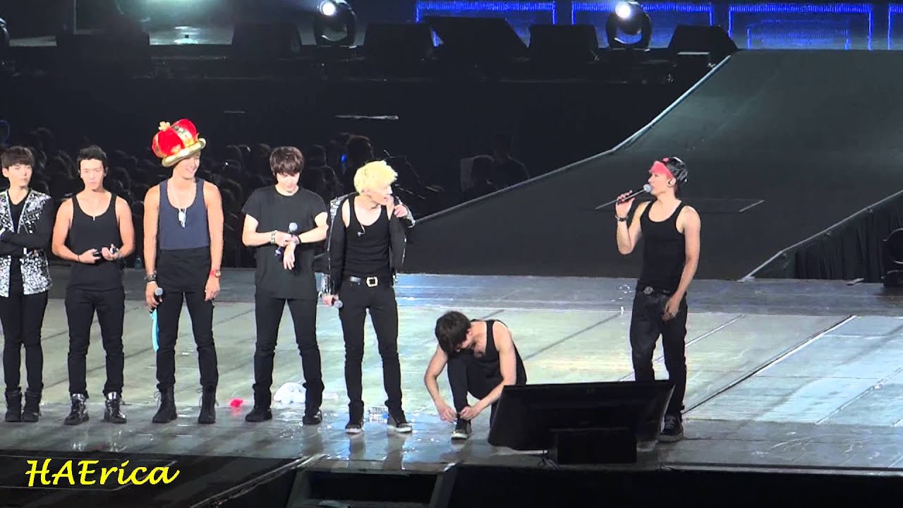 130812 SS5 in Taiwan (台灣) - Talk ( Junior 量身高時間...)