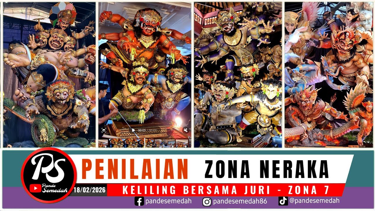 FULL Penilaian bersama Team Juri Ke ZONA NERAKA ‼️ Ogoh ogoh Badung  2026 