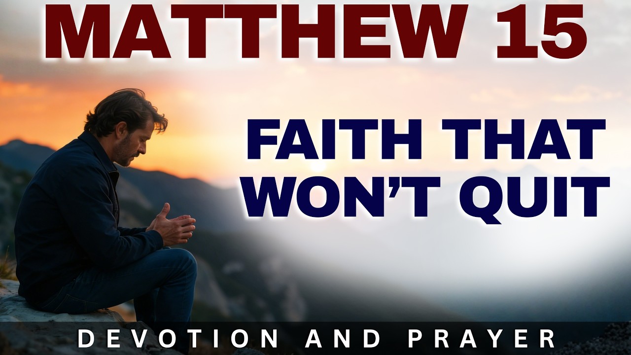Great Faith That Refuses to Give Up | Matthew 15:28 Prayer And Devotion
