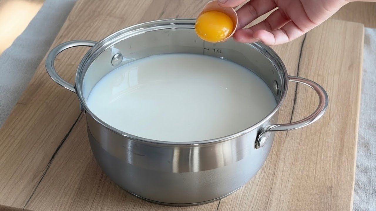 Gib ein Ei in kochende Milch – und du wirst nie wieder Käse kaufen! 🧀🔥