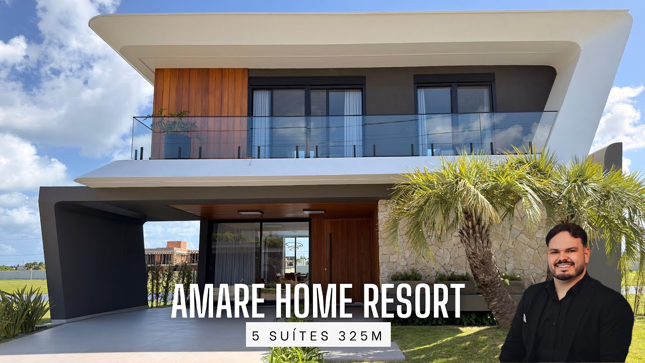 CASA COM PROJETO FUTURISTA ⎮CONDOMINIO AMARE XANGRI-LÁ