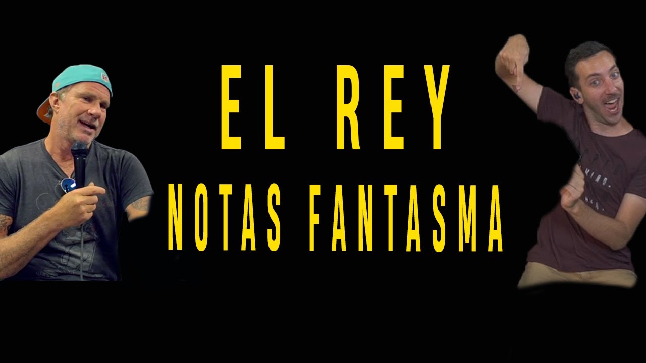 NOTAS FANTASMAS en BATERIA - EL REY CHAD SMITH