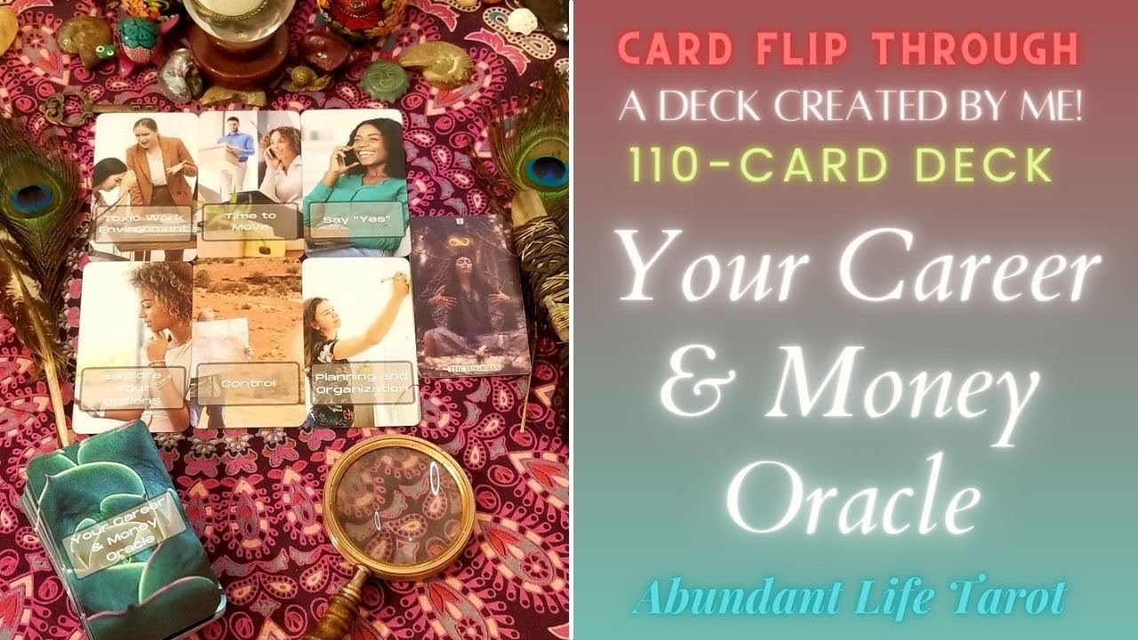 I Made a New Career and Money Oracle Deck | Your Career & Money Oracle | 110-Card Flip Through
