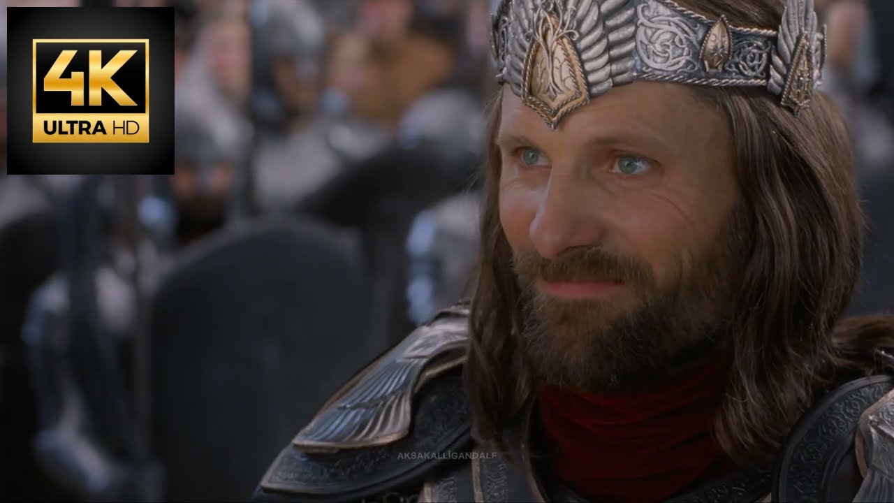 Aragorn Kral Oluyor ve Elf&ccedil;e Şarkı S&ouml;yl&uuml;yor | Y&uuml;z&uuml;klerin Efendisi: Kralın D&ouml;n&uuml;ş&uuml;