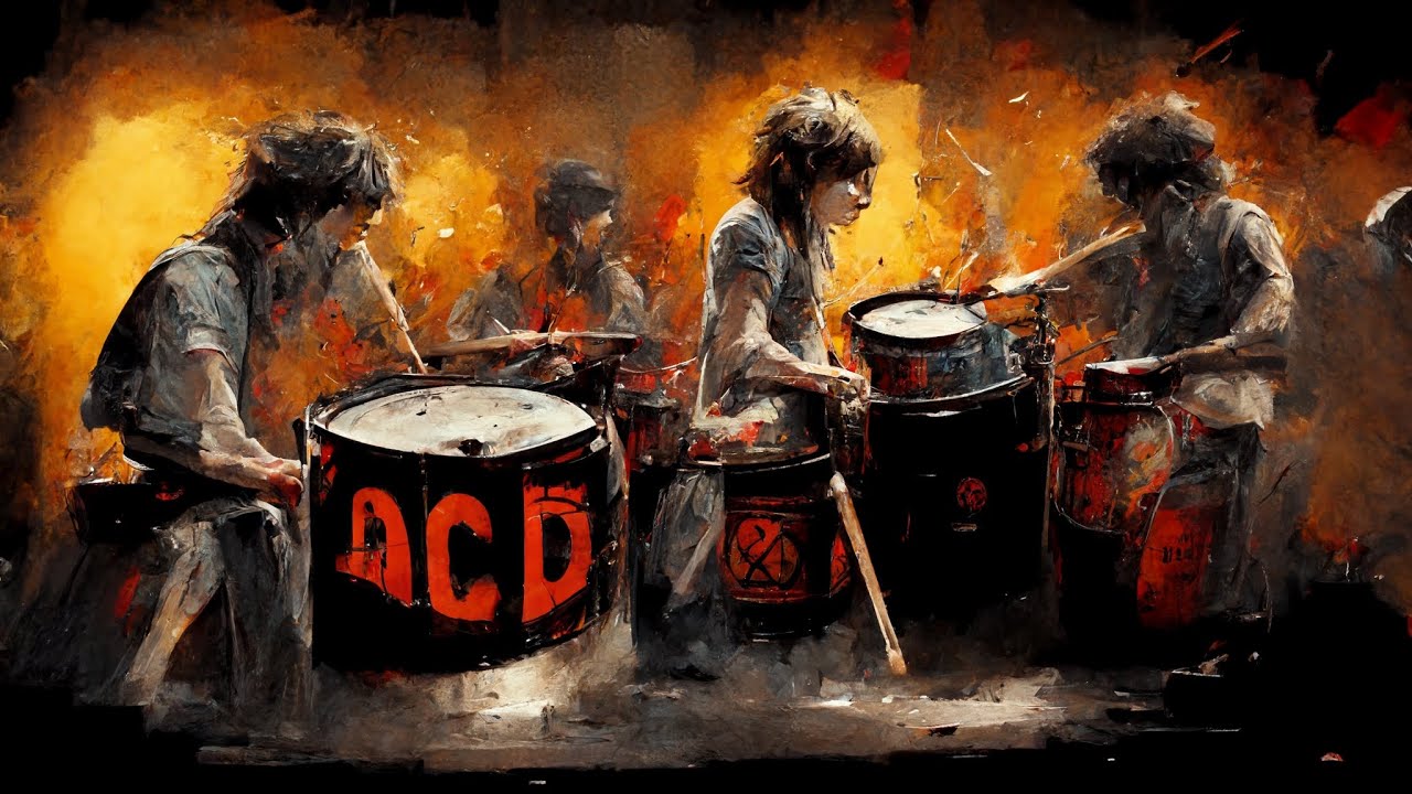 AC/DC - Highway to Hell (ai generated images) [Lyrics Video]