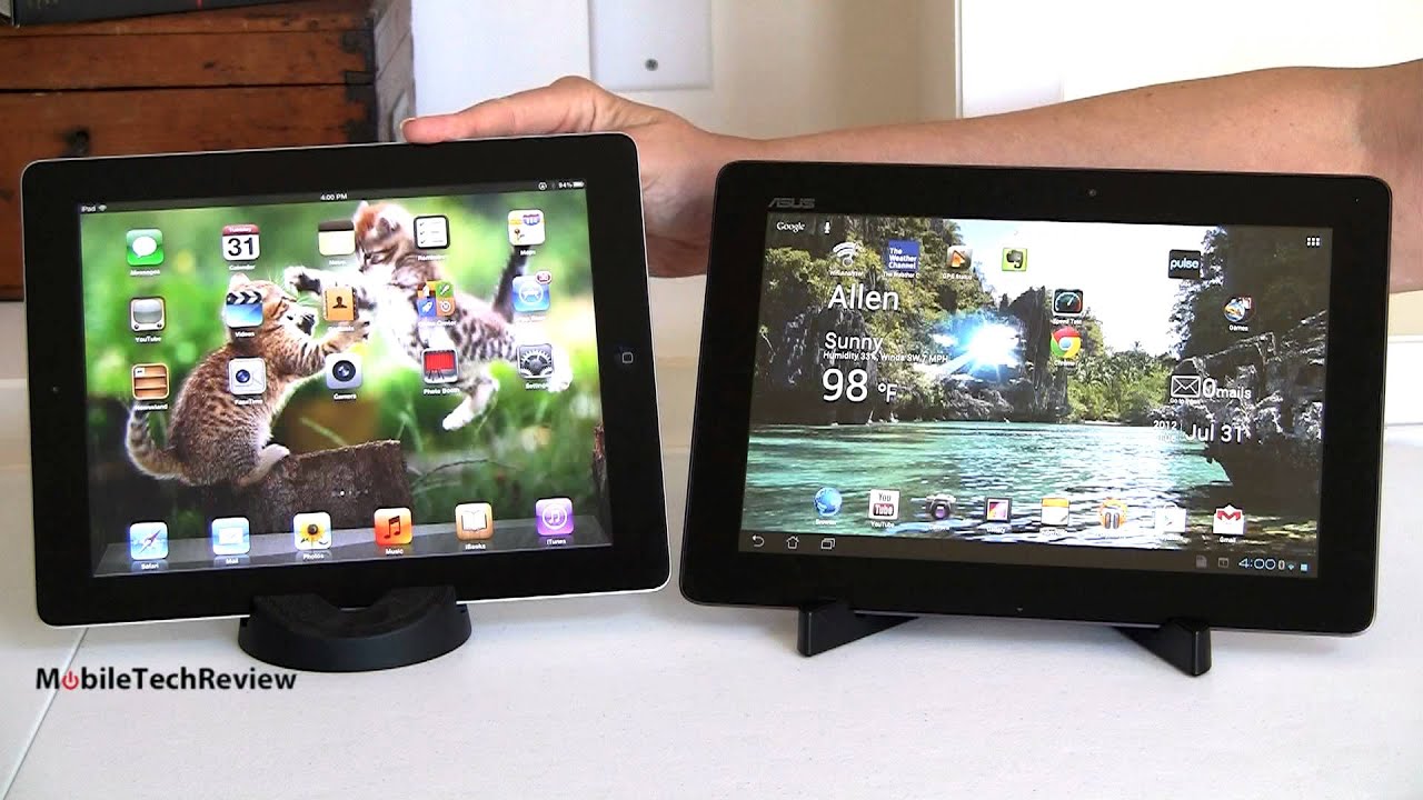 New iPad vs. Asus Transformer Pad Infinity TF700 Comparison Smackdown