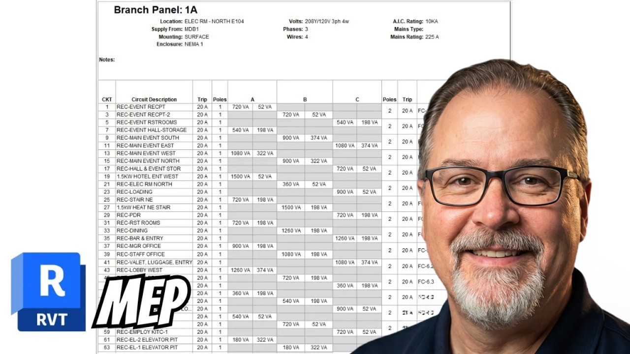 REVIT MEP ULTIMATE GUIDE to Panel Schedules! (PRO TIPS!)