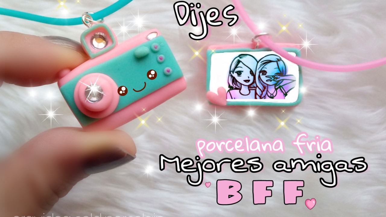 Diy DIJES mejores amigas o Novios PORCELANA FRIA*facil