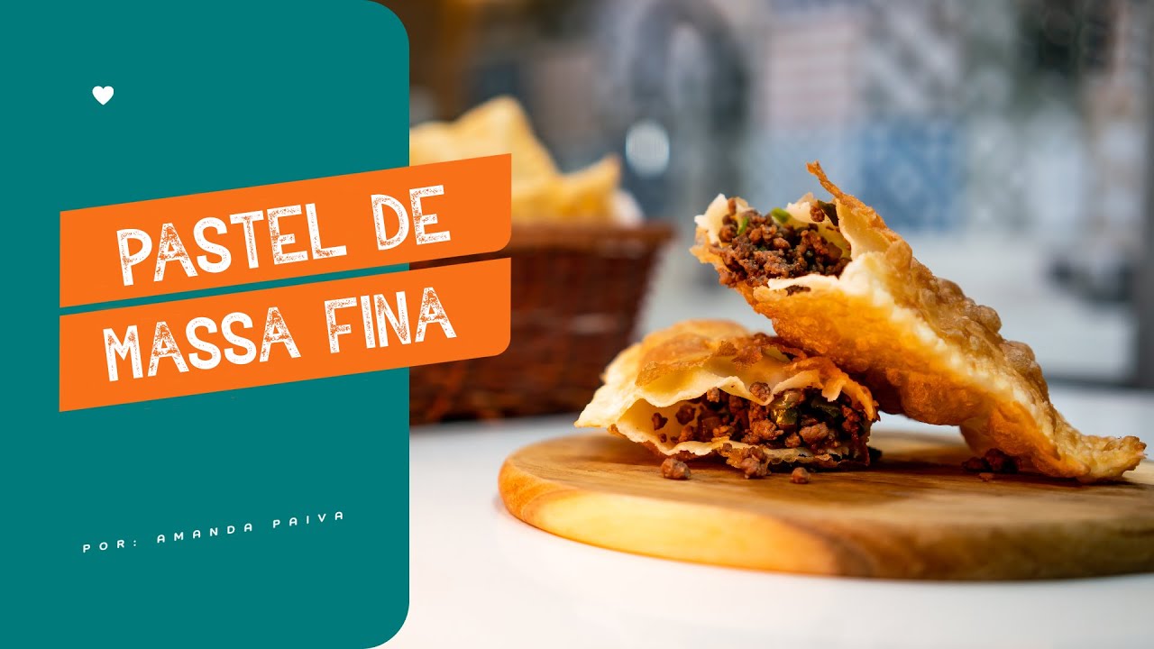 PASTEL DE MASSA FINA CROCANTE RÁPIDO E PRÁTICO | SEM ERRO | CULINÁRIA DESCOMPLICADA