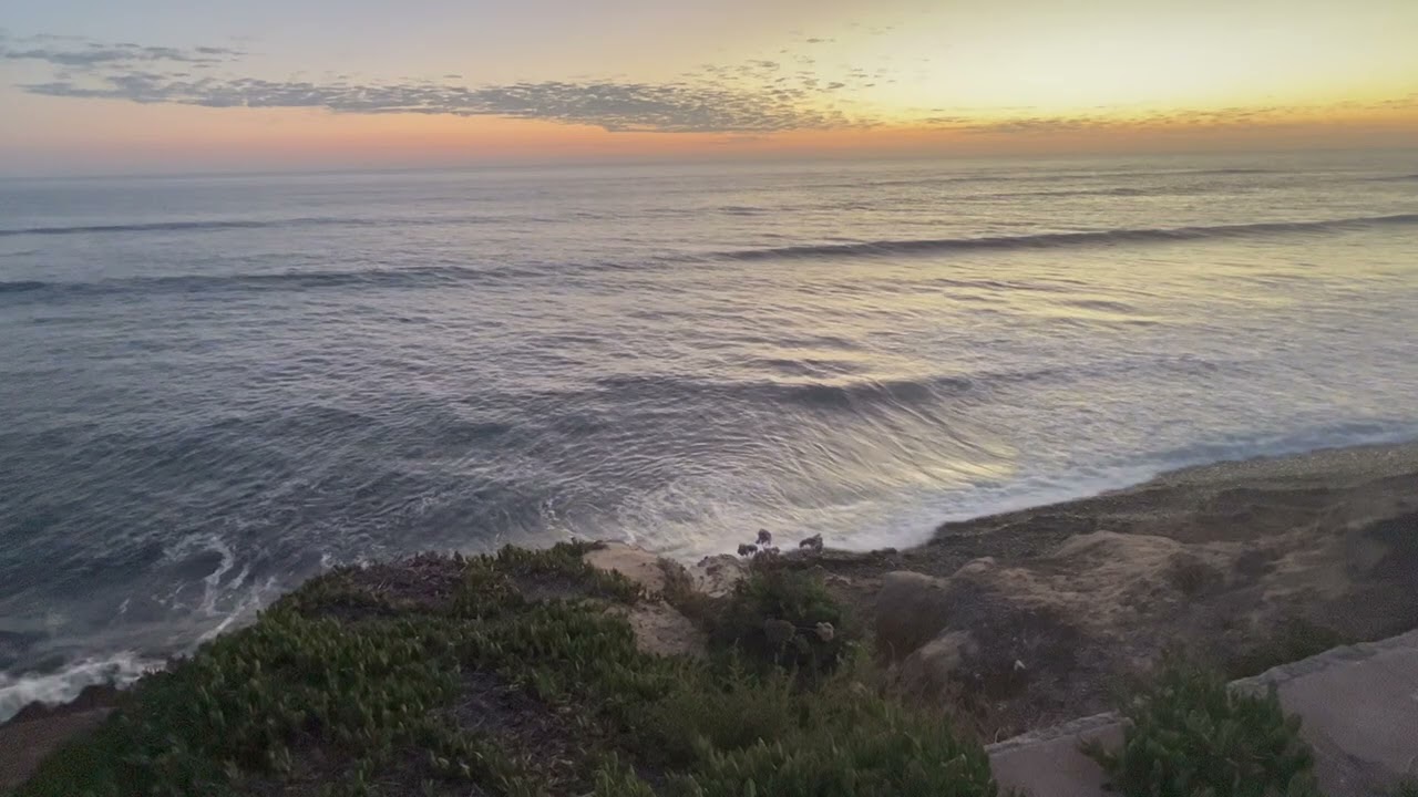Ocean waves and rocks sounds