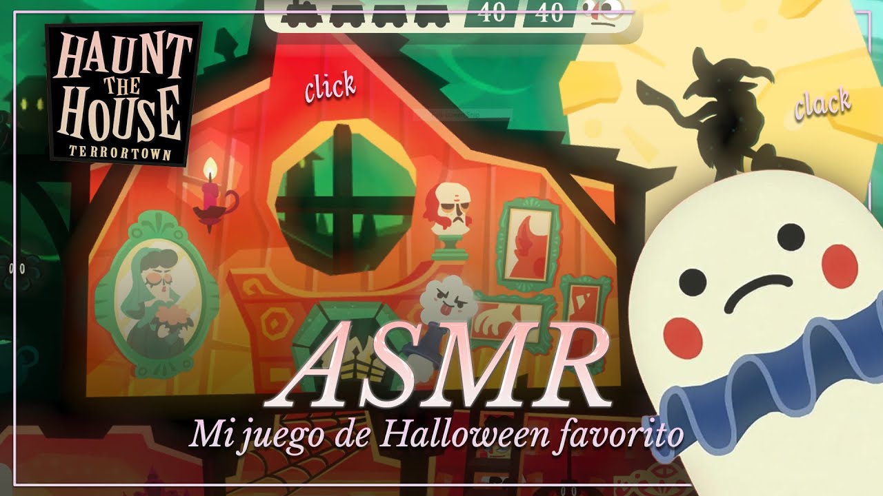 ASMR ✧ Mi juego nostálgico de Halloween favorito 👻 Juegos de navegador #11 Haunt the House [lluvia]