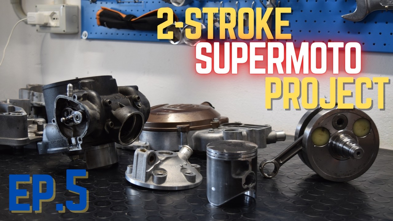 Let's disassemble the engine! 2Stroke Supermoto build : HSQ TE 250 - Ep.5