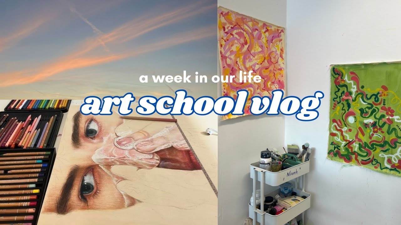 we are back at art school! | a week in our life
