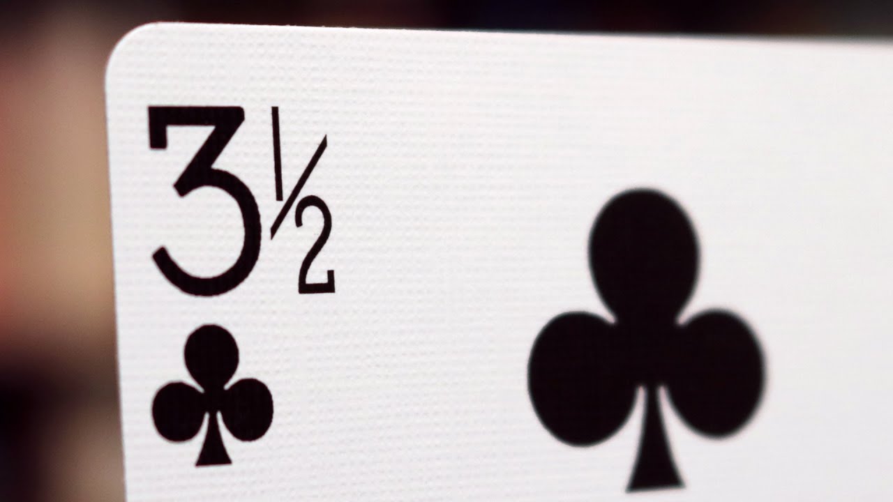 3 1/2 of Clubs?!? Demo of Funny Card Reveal, Card Trick, Surprise Ending