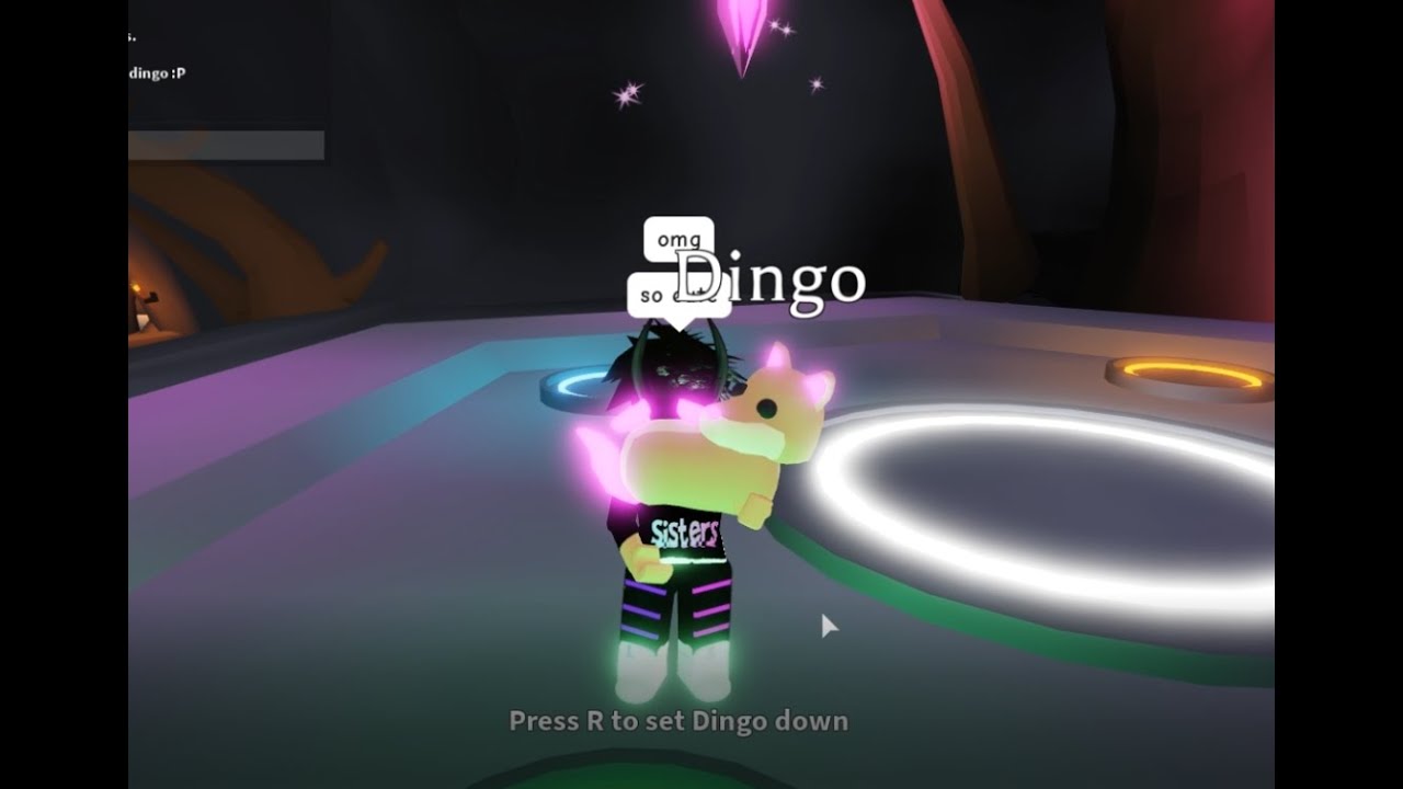 Making a mega neon Dingo @ play adopt me roblox