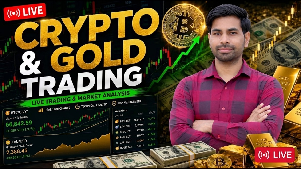 Crypto & Gold Live Trading | Live Crypto Analysis | Gold Analysis | BTC Live Trading | 19 September