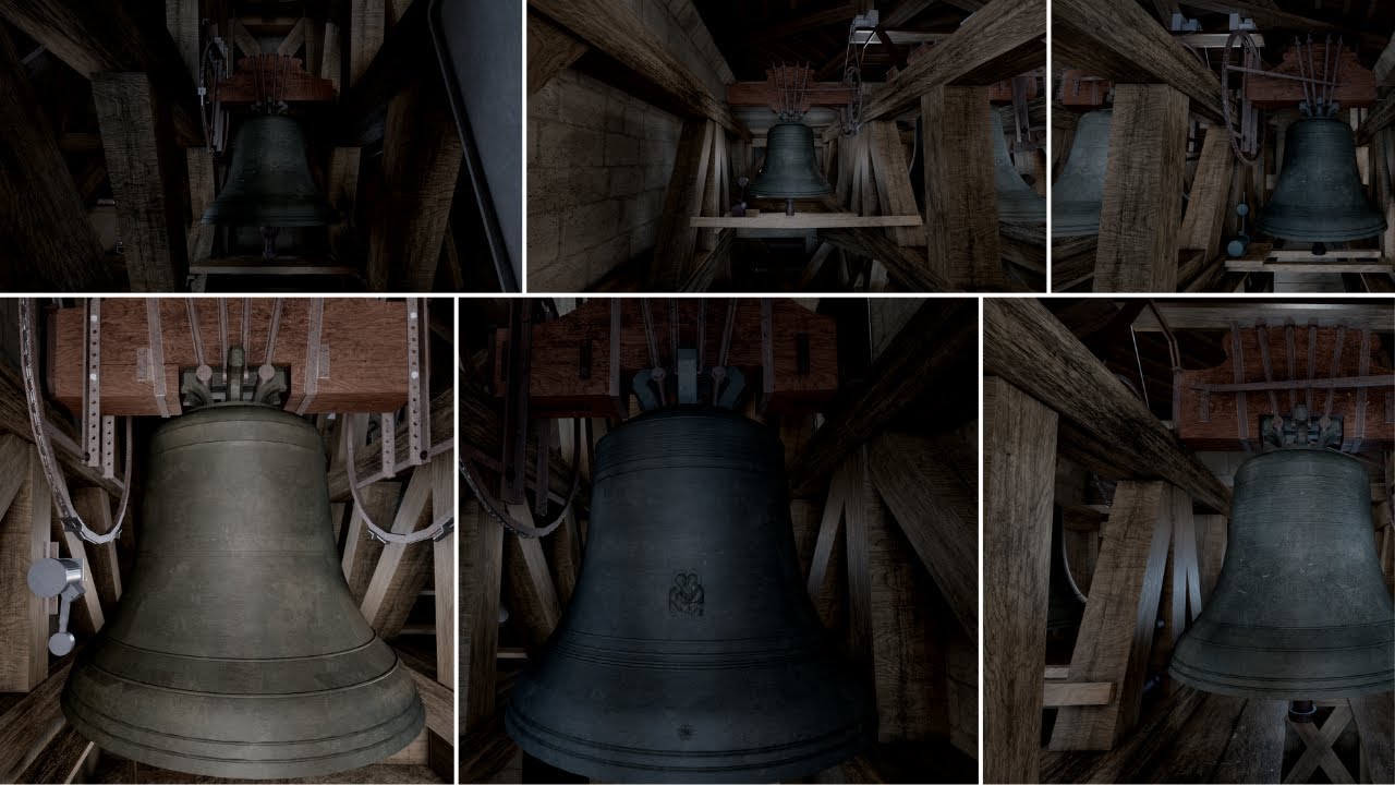 (FR02) Présentation des 6 cloches de l'église Notre Dame de Marle