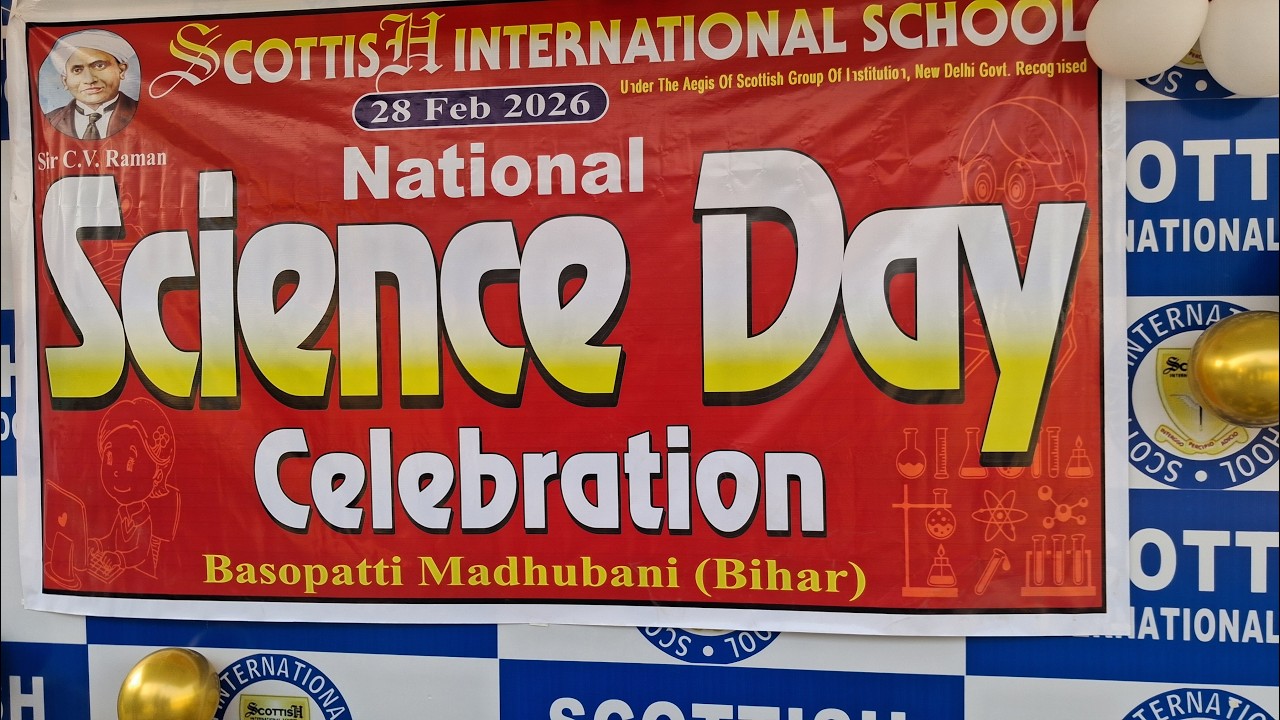 Scottish International School Basopatti  National Science Day celebration 🎉